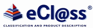 eCl@ss Logo, zur optimierung der B2B Lösungen